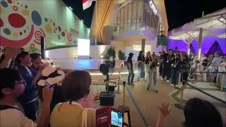 大阪・関西万博　ノリのいいインドネシア館スタッフ　Friendly Indonesian Pavilion staff, EXPO 2025 Osaka, Kansai, Japan　(2025.8)