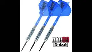 (D DART STORE) ONE80 STEEL TIP DART - 20G/22G THE RELIABLE 90% Tungsten Signature Dart Set Original