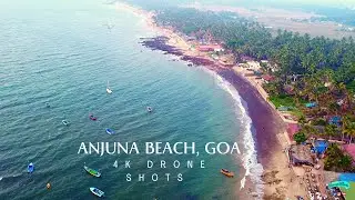 Anjuna Beach Goa | Aerial View | Drone Shots |
