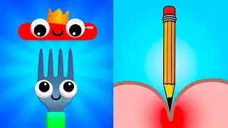 Fork N Sausage vs Tricky Brain Story 🎭🥓 Max Level Gameplay Walkthrough Android iOS Update S7Q9