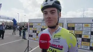 Tom Paquot - Interview au d&eacute;part - Volta Ciclista a Catalunya 2023 - Etape 6