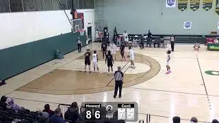 Cecil College vs. Howard | NJCAA Basketball | 1/8/25
