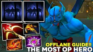 The Most Op Hero Nightstalker Really Hard Game OFFLANE GUIDE - Dota 2
