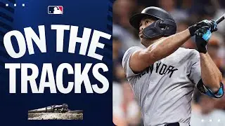 Giancarlo Stanton opens the scoring in Houston with home run No. 18 💪