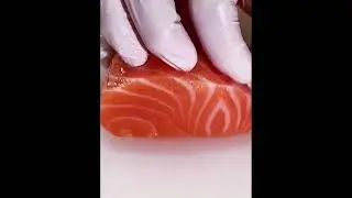 Fresh fish salmon red color