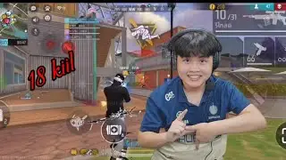 Bru wassana vào kênh thế giới huỷ diệt max với 18kill