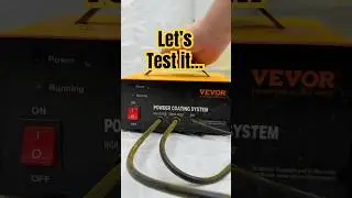 Работает ли пистолет для порошковой окраски Vevor?