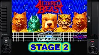 Altered Beast Stage 2  -  SEGA Genesis