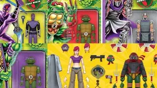 Компания Super 7 представила новые фигурки Черепашек-ниндзя.