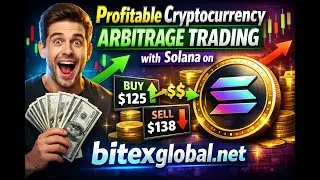 Profitable cryptocurrency arbitragetrading with solana