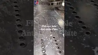 Anti skid plates perforated metal safety grating from Anping factory鱼眼Fish-eye hole anti-skate Plate