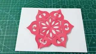 快来学剪窗花，看着复杂，其实很简单