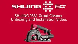 Shijing 9331 Crack cleaning machine installation&nbsp;video！#crackcleaning #tiletools  #groutremoval