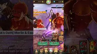 R&Eacute;ACTION SUR UNE INVOCATION ESCANOR & MERLIN ! | 7DS Grand Cross