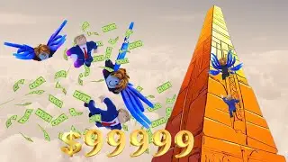 T&ocirc;i Thử Th&aacute;ch Trở Th&agrave;nh Người Leo Kim Tự Th&aacute;p Nhanh Nhất Trong Roblox - Climb and Jump Tower Phần 1