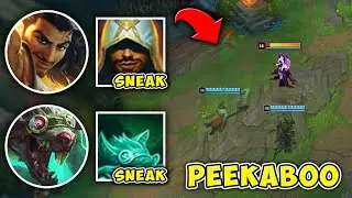 WE RAN THE PEEKABOO STEALTH COMP AND IT WAS LITERAL FREELO - League of Legends