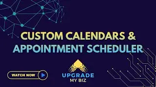 Custom Calendars & Smart Booking | UpgradeMyBiz.io