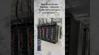 lon Musk Breaks Records &ndash; 100,000 Nvidia GPUs Set Up in Just 19 Days! 🔥