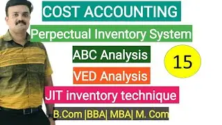 Perpetual Inventory System ABC Analysis VED Analysis JIT  Inventory Technique Malayalam