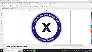 How To Use Drop Shadow Tool In Corel Draw