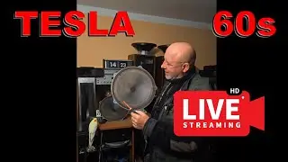 LIVE CAM - Vintage TESLA SPEAKERS - TESLA ARO 835, ARN 567
