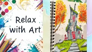 Draw with Me Relax with Art (Loose Style) LONG VERSION