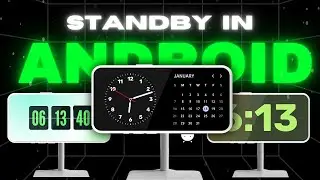 How to get iPhone Standby Mode on Android ! iOS 17 Standby Mode on Android