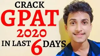 GPAT 2020 Exam 😃😍 - How to crack gpat exam - Pharmacy
