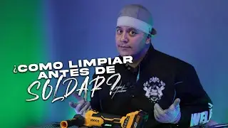 ¿CÓMO LIMPIAR EL MATERIAL ANTES DE SOLDAR?| ESMERIL INGCO INÁLAMBRICO | CARDA DE INOXIDABLE