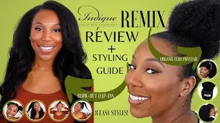 Indique Hair Review: Remix Blow-Out Clip-Ins + Remix Organic Curl Ponytail | Styling Guide