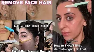 HOW TO REMOVE FAICIAL HAIR #PAINLESS QUICK FAICIAL HAIR REMOVAL #FACE HAIR REMOVE WITH TINKLE RAZOR