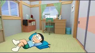 Homemade 3D model Nobita house tour in real life&ndash; Doraemon