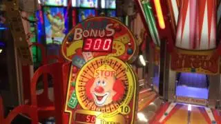 Ticket Circus Coin Pusher! Gameplay and Jackpot Bonus!