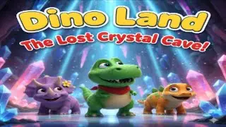 Dino Land: Побег из кристальной пещеры | Дерзкое приключение Рекси!