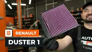 Filtr kabinowy: wymiana w samochodzie RENAULT DUSTER 1 [PORADNIK AUTODOC]