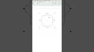 Border Shape in CorelDraw #coreldrawtutorial #youtubeshort