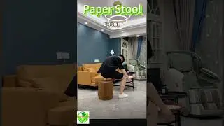 Unbelievable Instant Paper Stool 😱✨