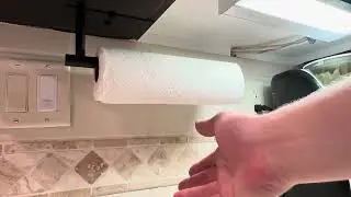 theaoo Paper Towel Holder, Under Cabinet Paper Towel Holder for Kitchen, Adhesive Paper Towel Roll R