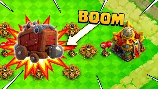 Siege Machine vs Traps Ground/Air * clash of clans* Town hall 15 Defence