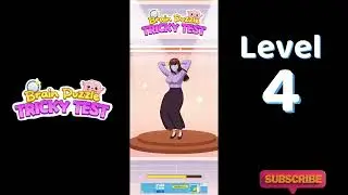 Brain Puzzle Tricky Test Level 4 - Help The Girl Pass The Challenge 🧩 | SolutionGuruji