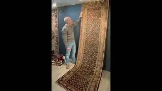 Antique Kurdish Runner #rug #antiquerugs  #interiordesign