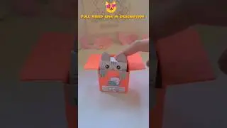 ORIGAMI Jumping CAT in the Box 😺 | Paper Toy #diy #papercraft #cat #love #fidget #craft #origami