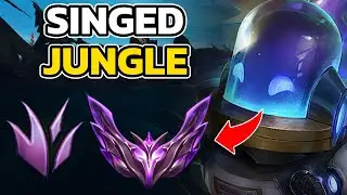 SINGED JUNGLE MASTER GAMEPLAY, LOL OFF-META BUILD/GUIDE, HOW TO PLAY SINGED JUNGLE