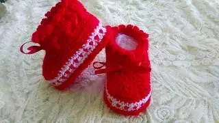 Sapatinho de Crochê Unissex