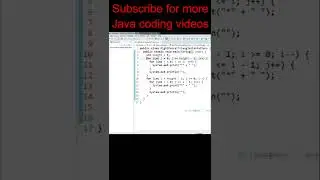 Java Right Pascal Triangle Star Pattern Program 