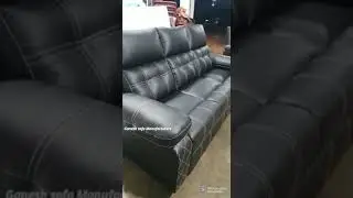 Black Leather Recliner#sofa#furniture #shorts