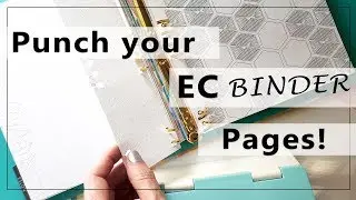How to punch for your Erin Condren Binder