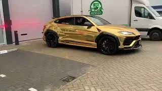 Lamborghini Urus Gold wraps