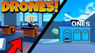 THE NEW DRONES UPDATE IS INSANE! Delivery Simulator Roblox