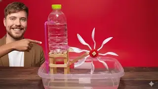 Самодельная водяная мельница ♻️ Эксперимент на научной выставке | Пошаговое руководство по гидроэ...